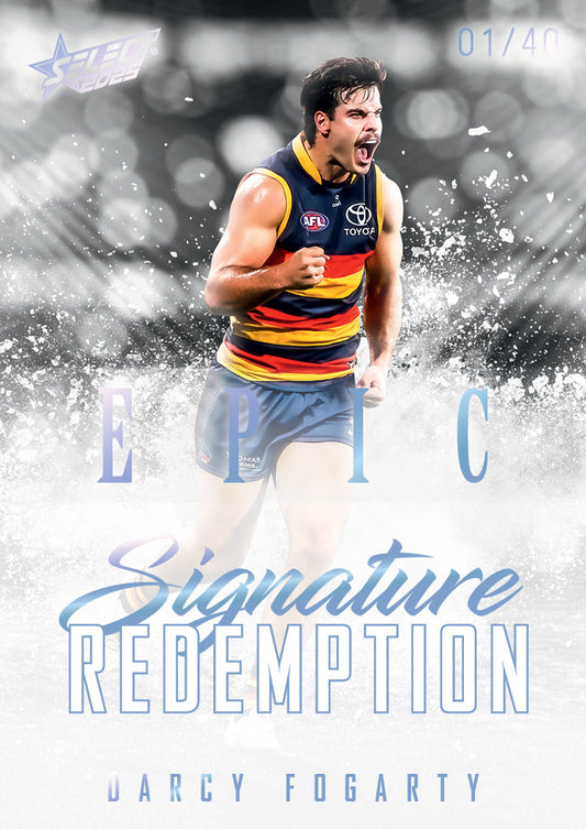 2025 AFL Footy Stars Hobby EPIC Black Signature Redemptions
