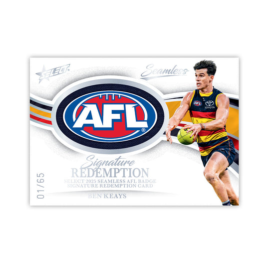 2025 AFL Seamless - AFL Badge Signature Redemptions
