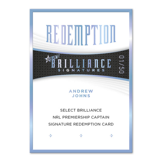 2026 NRL & NRLW Brilliance Signature Redemptions