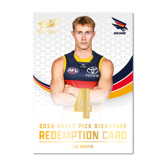 2025 AFL Eminence - Draft Pick Signatures (Gold) Redemptions