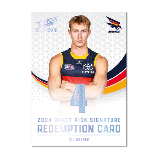 2025 AFL Eminence - Draft Pick Signatures (Platinum) Redemptions
