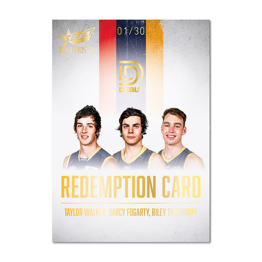 2025 AFL Eminence - Triple Debut Signature Redemptions