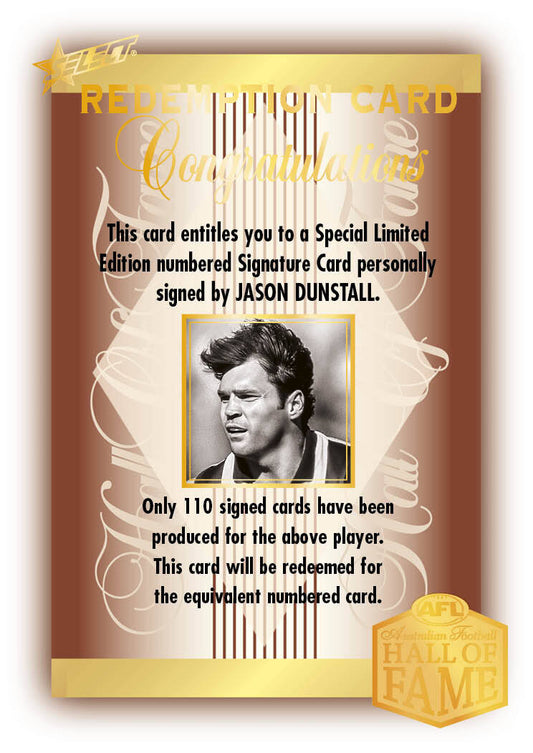2024 AFL Legacy Ultimate (Hall of Fame Signatures) Redemptions